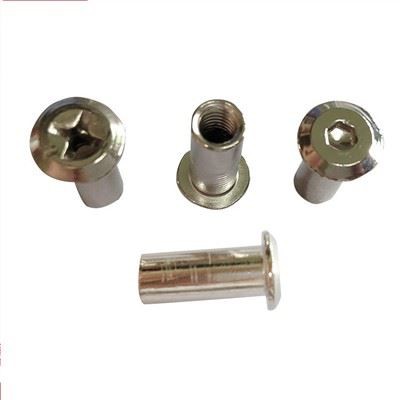 Παξιμάδι κάννης με εξάγωνο μανίκι επίπεδη κεφαλή